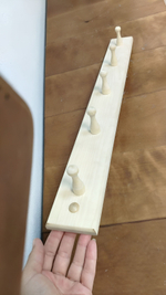 Вешалка для бани 3 крючка