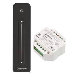 INTELLIGENT ARLIGHT Диммер SMART-SET-TRIAC-601-72-DIM-PD-IN Black (230V, 1x1.5A, ПДУ LINE, 2.4G) (IARL, IP20 Пластик, 5 лет) 039329