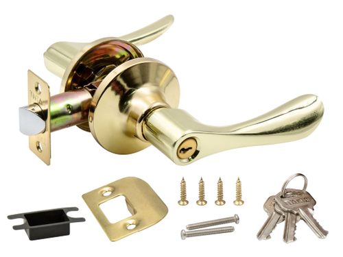 Ручка-защелка 891-03 СИРИУС с фиксатором золото