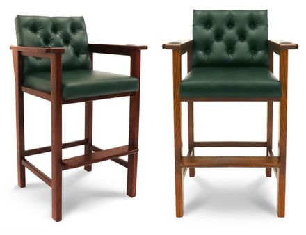 Стул бильярдный Честер ясень (№4,Винилискожа (Dark Geen Темно-зеленый) цвет №206 ш1,44м,Винилискожа D.Green)