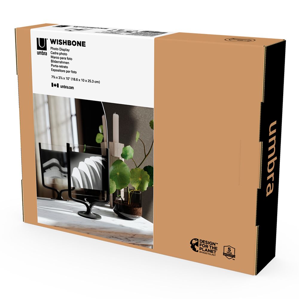 Фоторамка Wishbone, 18х25 см, черная