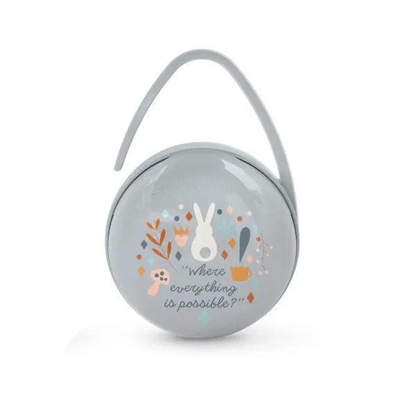 Футляр для двух сосок Suavinex Wonderland с ручкой для подвешивания Голубой