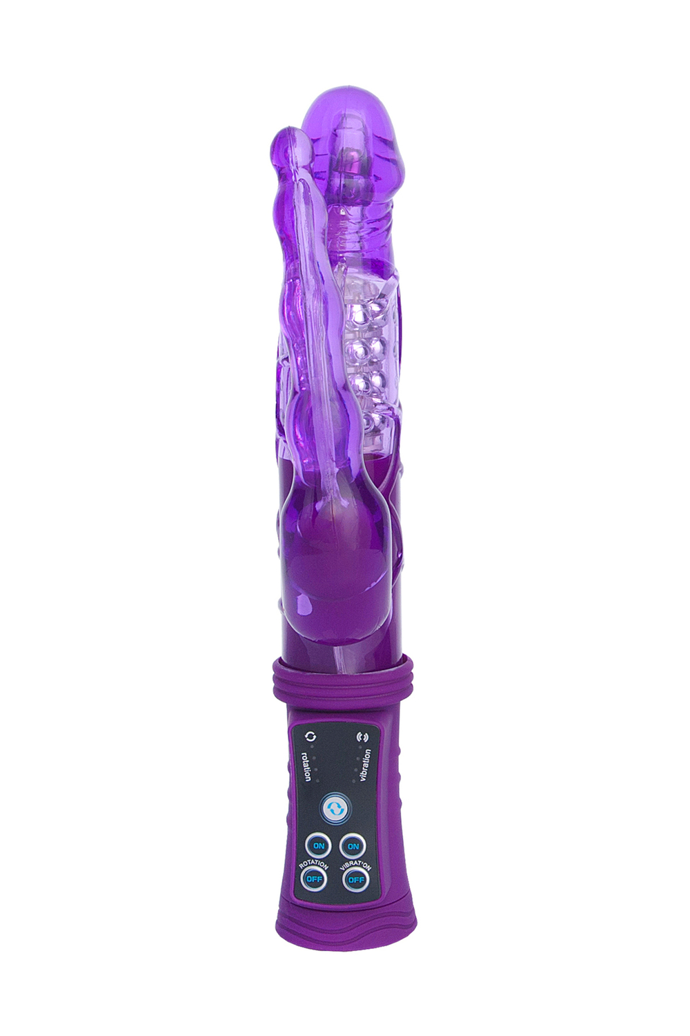 Анально-вагинальный вибратор A-Toys by TOYFA High-Tech fantasy, TPR, фиолетовый, 22 см