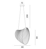 Подвесной светильник Divinare CARVED 1140/06 SP-16