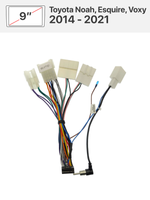 Переходная рамка 10" и комплект проводов для Toyota Noah, Esquire, Voxy 2014 - 2021