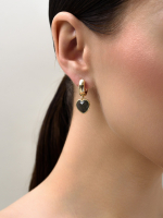 Серьги "Amour" Gold с лабрадором