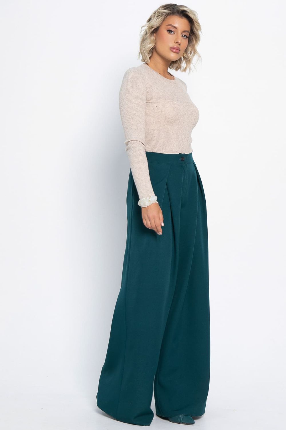 Брюки Безусловный приоритет (изумруд) Б15037-5М LT Collection