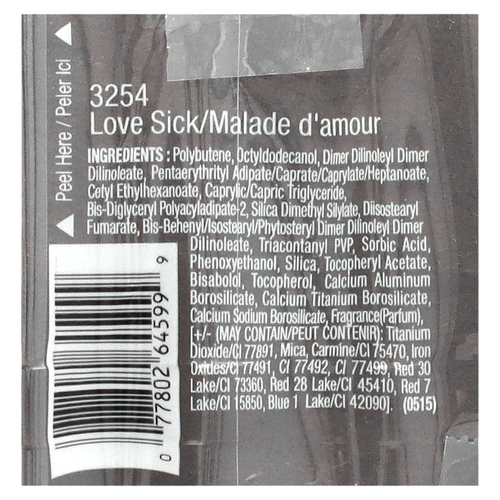 Black Radiance, Brilliant Effects, блеск для губ, оттенок 3254 Love Sick, 6,7 мл (0,23 жидк. унции)