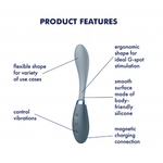 Мульти вибратор Satisfyer G-Spot Flex 3 серый