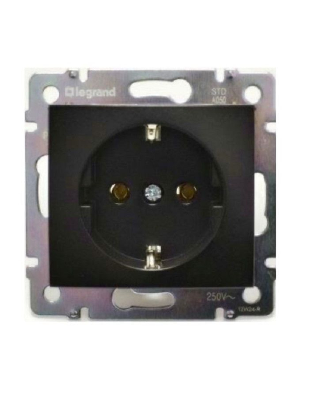 0321 Legrand Розетка со шторк. чёрный