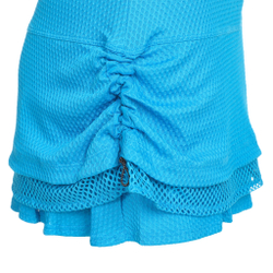 Женская теннисная юбка Lucky in Love Level Up Ruche Skirt Women - Blue