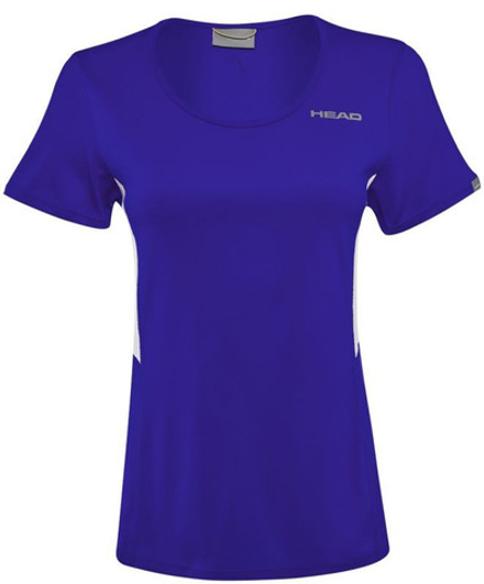 Женская теннисная футболка Head Club Tech T-Shirt W - небесный