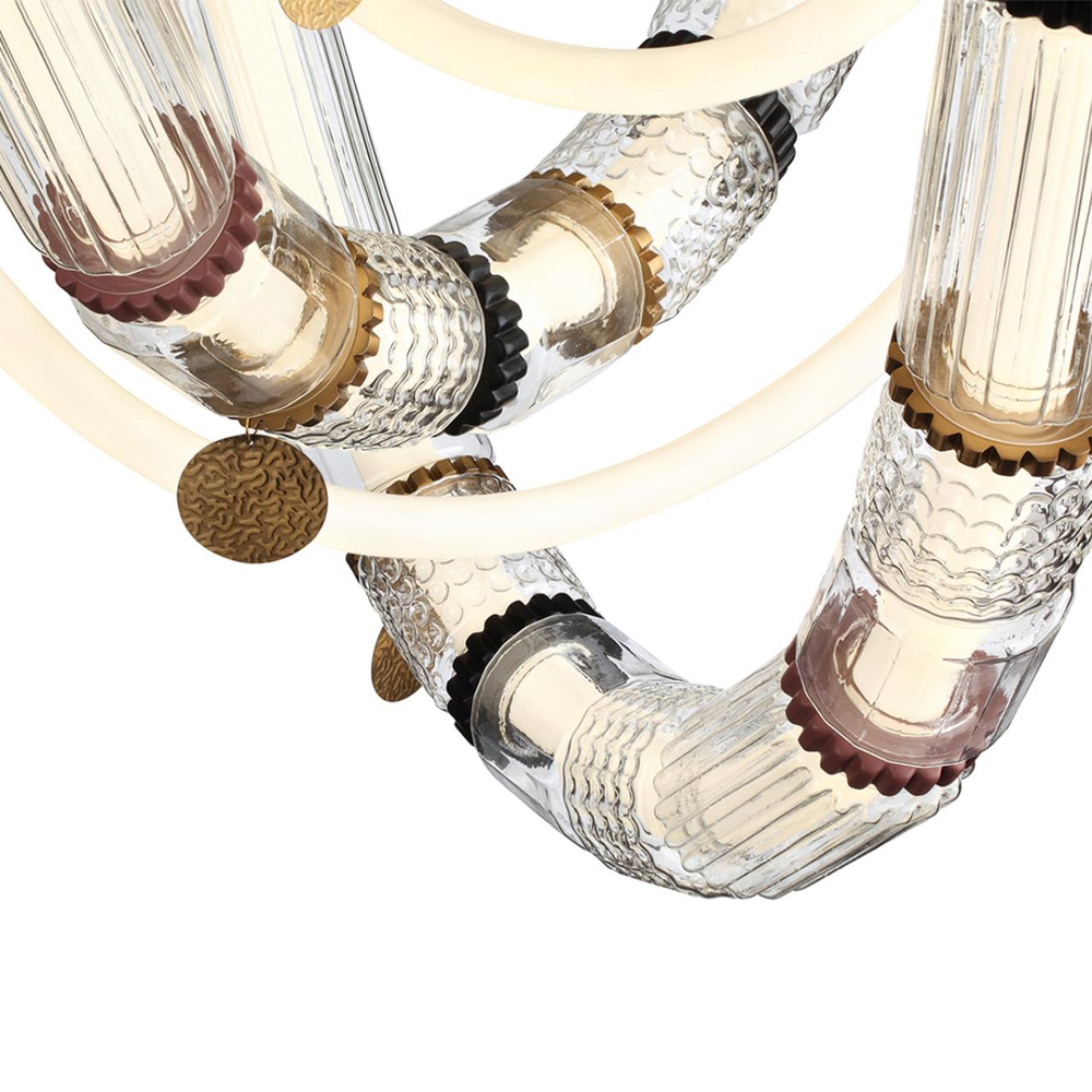 5455/80CL ODL_EX Люстра потолочная LED 80W 4000K COLLIER L-VISION