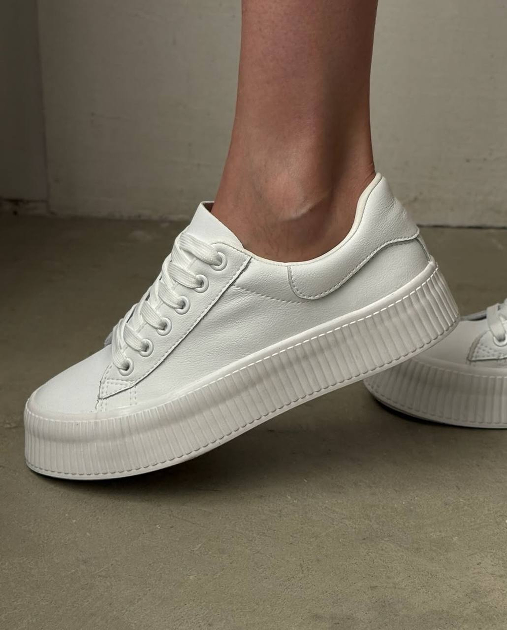 Кеды из натуральной кожи