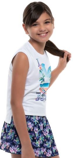 Футболка для девочки Lucky in Love Novelty Print Aloha Tank Girls - Multikolor