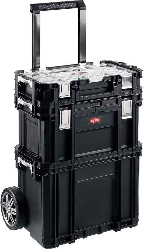 Набор ящиков на колесах ″SMART ROLLING″, 22″ KETER