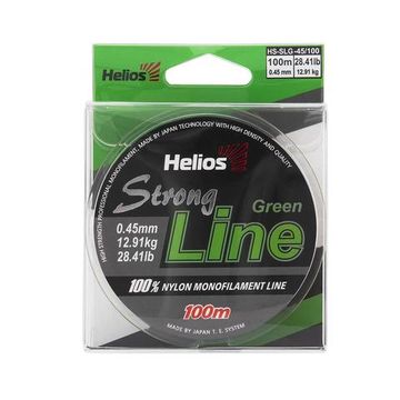 Леска Helios Strong Line Nylon Dark Green 0,45mm/100 (HS-SLG-45/100)