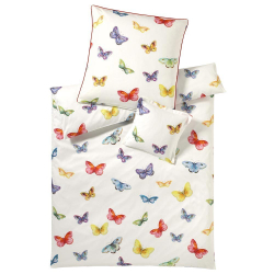 Наволочка 70x70 Elegante Butterfly белая