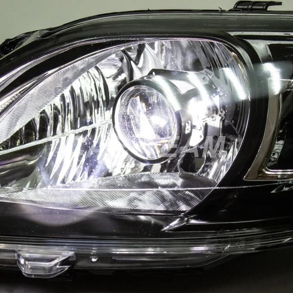Фары Лада Ларгус передние с Bi LED модулями, черная маска