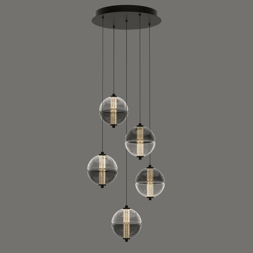 Подвесной светильник MD24022079-5A black/smoky