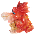 Магнит «Дракоша с деньгами» 8,5*5,5 см, микс