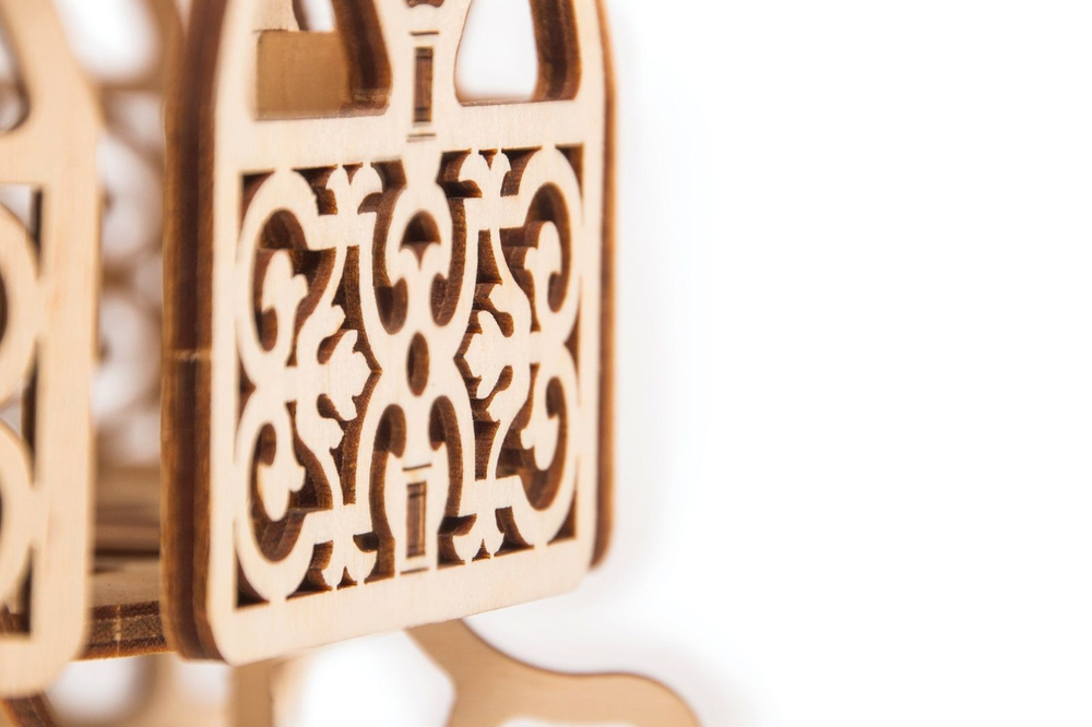 Механический 3D-пазл из дерева Wood Trick Карусель