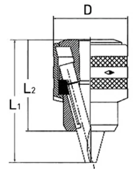 Патрон сверлильный ключевой B16, 1,5-13 мм, арт. J2513