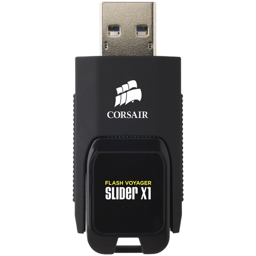 USB Flash CORSAIR Voyager Slider X1 USB 3.0 128GB, Capless Design