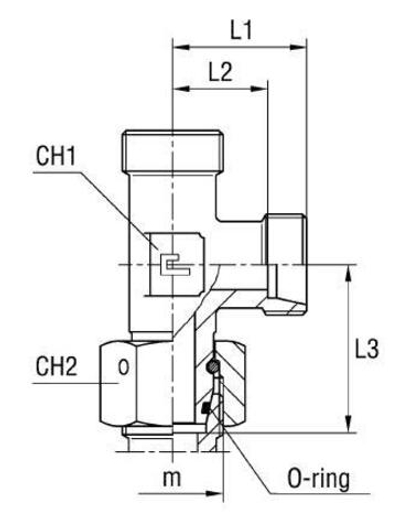 Соединение PNL DS20 30х2 (корпус)