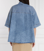 Джинсовая рубашка DONDUP - made in Italy - голубой(DC344 DF0272D HE8)