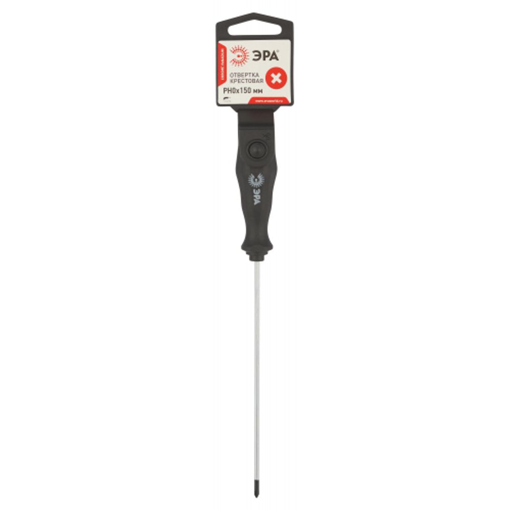 Отвертка ЭРА PH 0х150 мм крестовая двухкомпонентная рукоятка