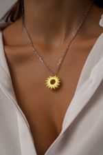 Колье Helios, позолота