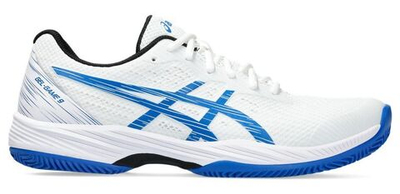 Мужские кроссовки теннисные Asics Gel-Game 9 Clay/OC - white/tuna blue