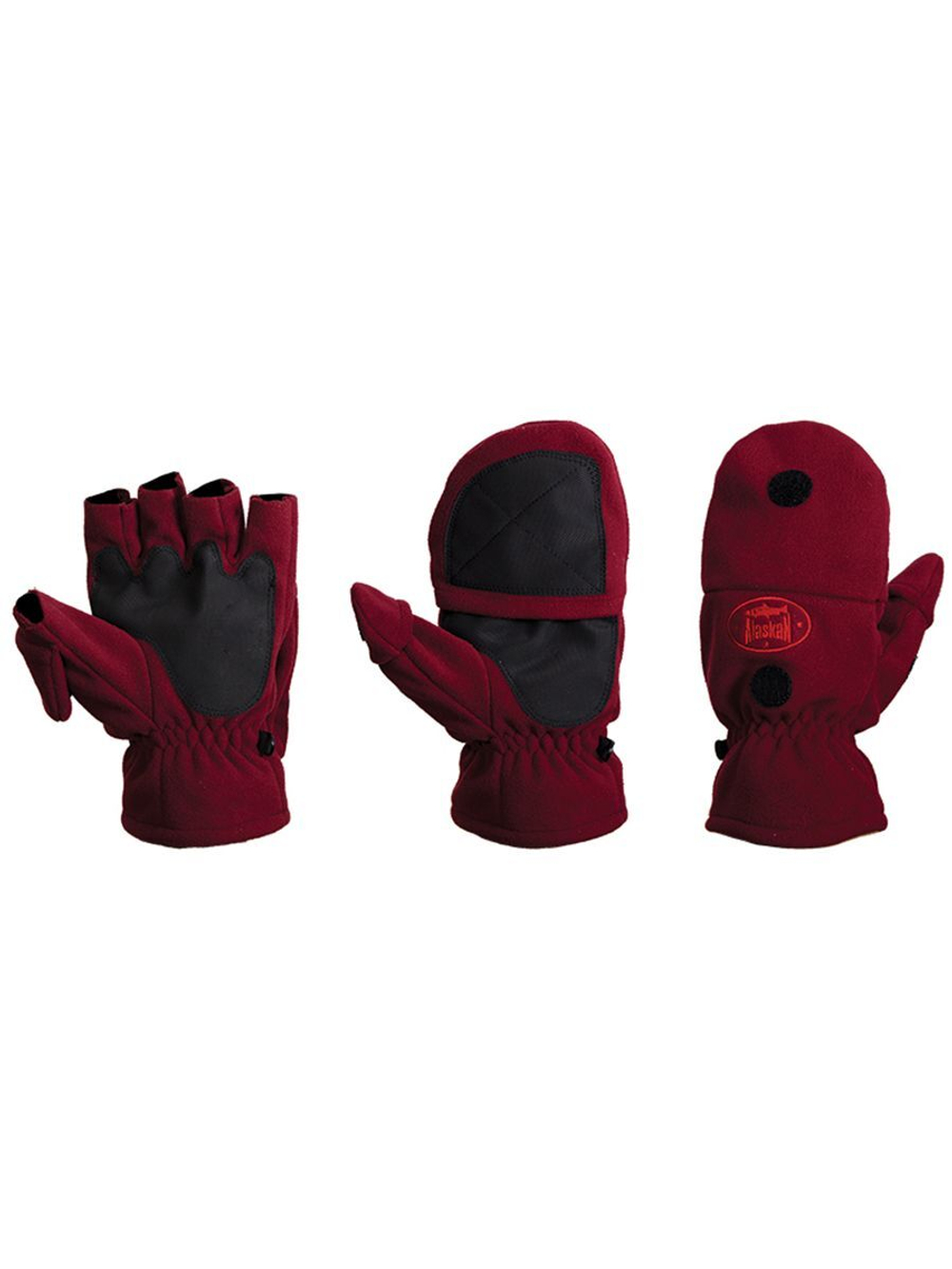 Перчатки-варежки Alaskan Colville L черный(22-23см)