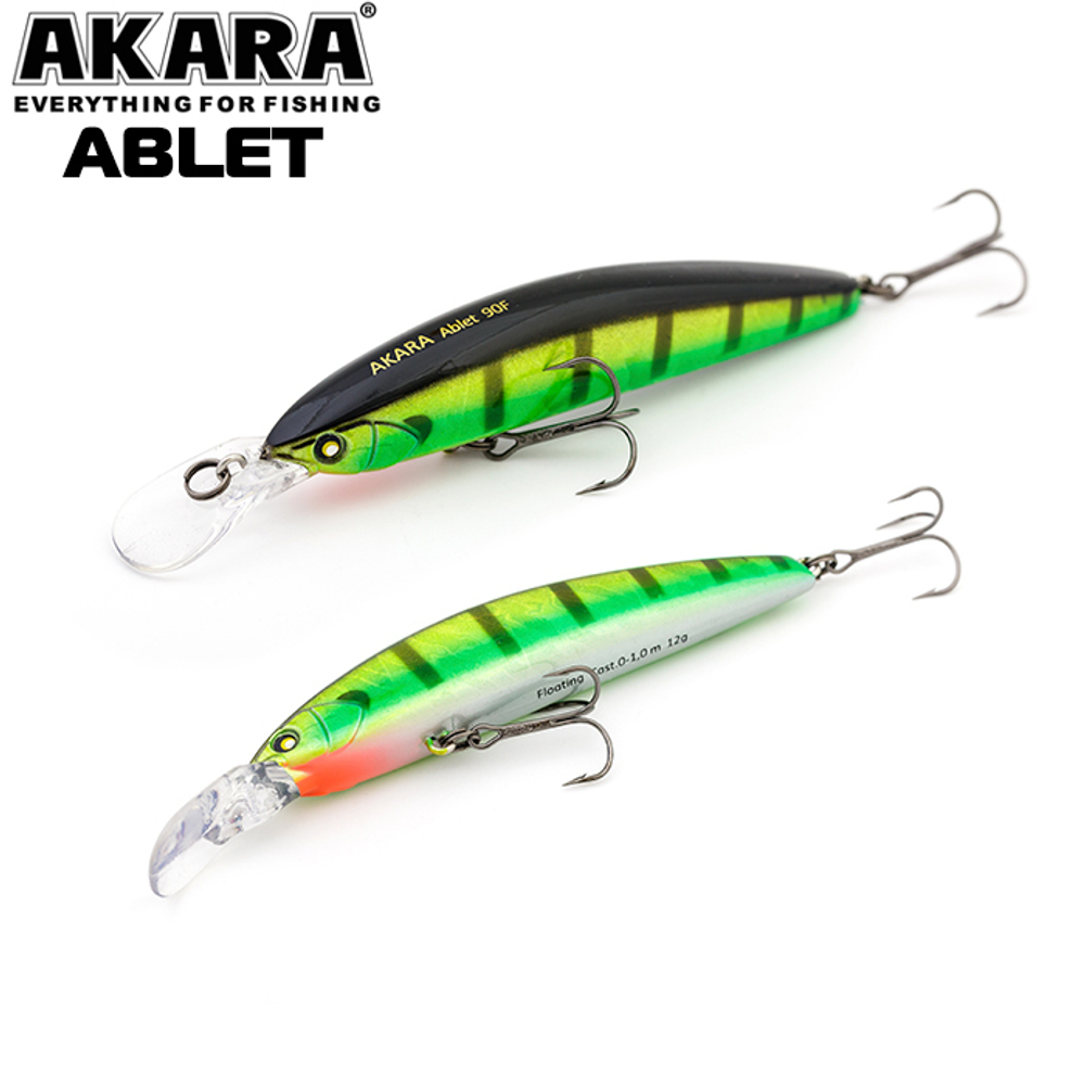 Воблер Akara Ablet 90F 12гр. (3/7 oz 3,5 in) A132