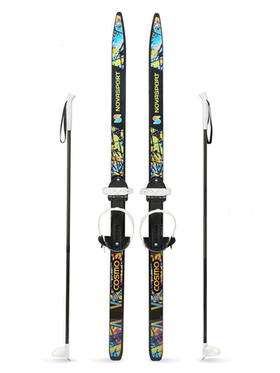 Комплект лыжный NovaSport Cosmo с универ. крепл.