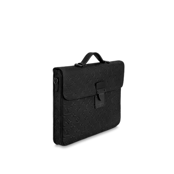 Портфель Louis Vuitton S-lock черный