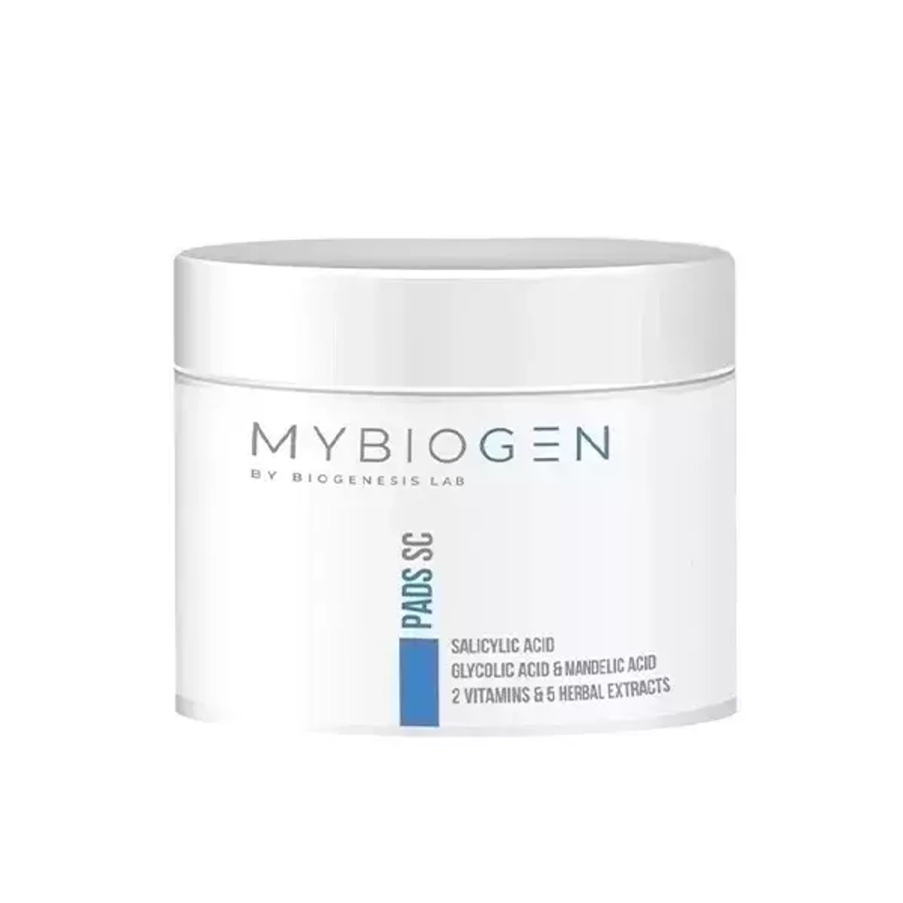 MYBIOGEN ПЭДЫ СЕБОРЕГУЛИРУЮЩИЕ, 50 шт. | PADs Sebum Control