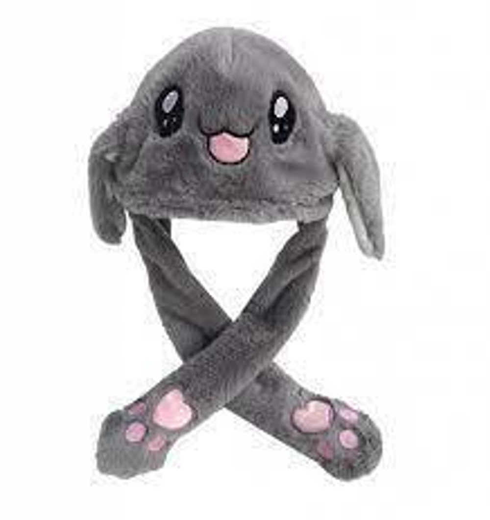 Шапочка Зайчик с двигающимися ушками и подсветкой