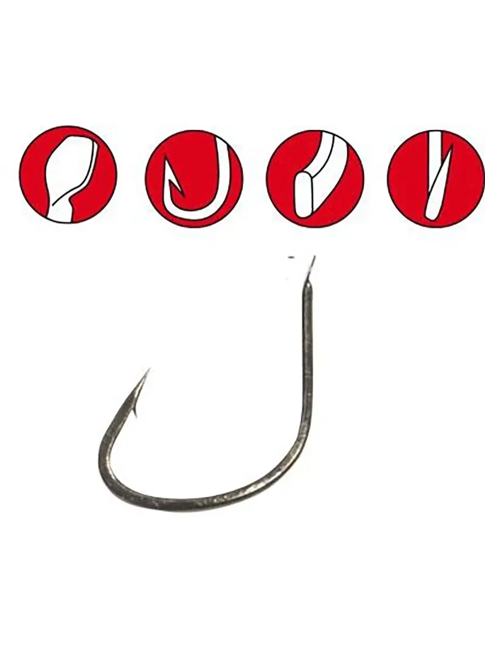 Крючок рыболовный BKS-3510F №06, 0,22mm - 60cm упк по 10шт