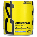 C4 / Cellucor, C4 Оригинальный Взрывной, Предтренировочная формула, Ледяная голубая малина, 13,8 унц. (390 г)