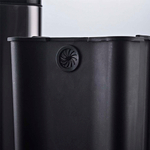 Ведро для мусора сенсорное, квадратное, внутр ведро, Foodatlas JAH-6310, 7 л (золотой)