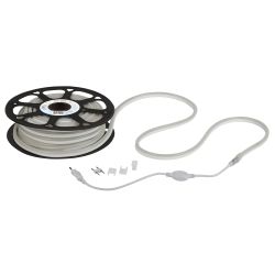 Светодиодная неоновая лента ЭРА N2835-120-IP67-220V-20m-6500 холодный белый