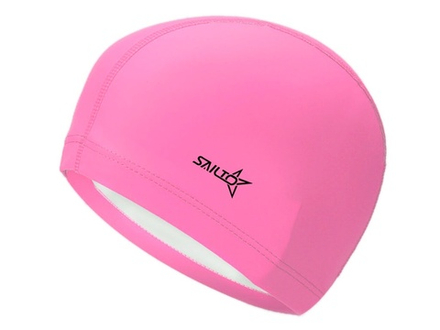 Шапочка для плавания комбинированная SAILTO :PU-N7  (Розовый)