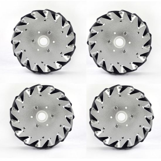 Набор из 4х колес Mecanum с подшипниками, 152 мм