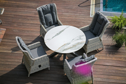 Обеденный стол ФЛОРЕНЦИЯ 120 Белый