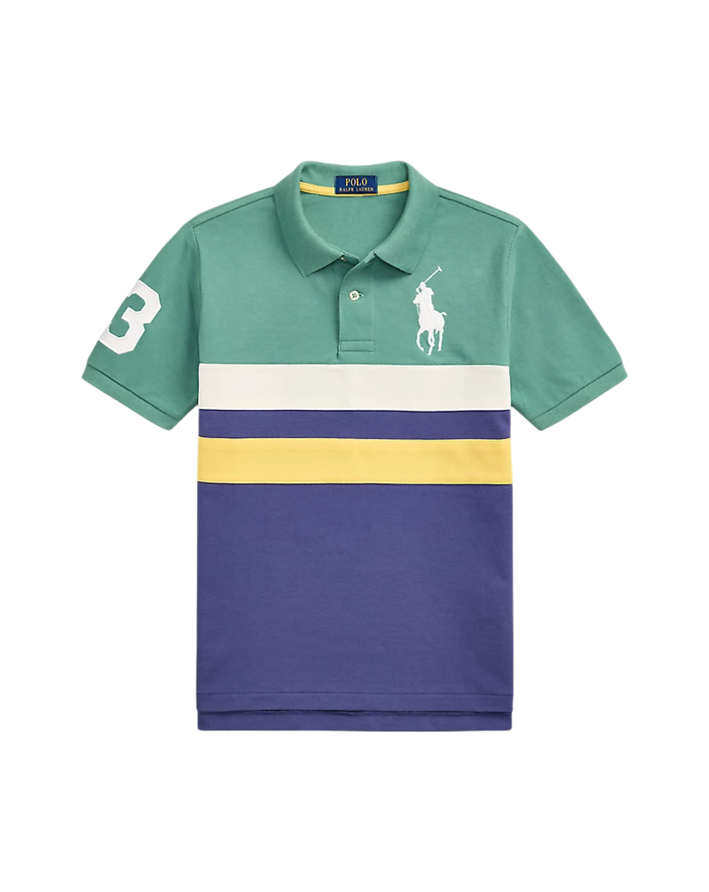 Поло с нашивкой "3" и вышивкой Big Pony Ralph Lauren