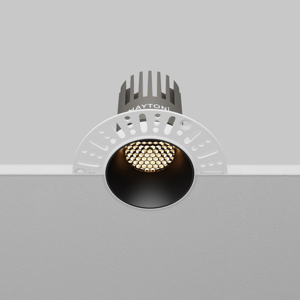 Светильник встраиваемый светодиодный Maytoni   DL124-10W-3K-TRS-B