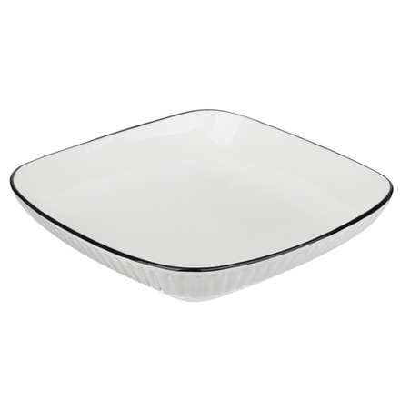 MILLIMI Соло Блюдо квадратное, 700мл, 19,5х4см, фарфор