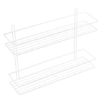 Полка прямая двухэтажная белая FX-730W-2